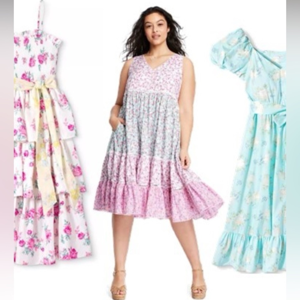 Loveshackfancy X Target Camille Multi Teared Midi… - image 4